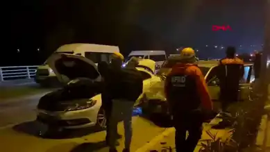 5 Araçlık Zincirleme Kazada 5 Yaralı