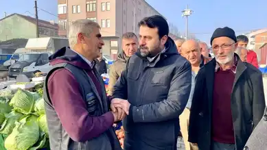 Cem Şahin Eflani Esnafını Ziyaret Etti