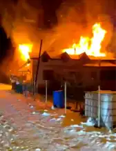 Karabük'te Eski İtfaiye Müdürünün Evi Yandı!