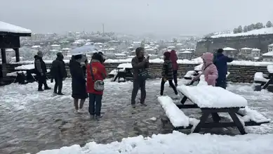 Kuzeyde Kar Yağışı ve Tarihi Bir Şehrin Büyüsü
