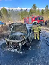 Safranbolu'da Otomobilde Yangın!