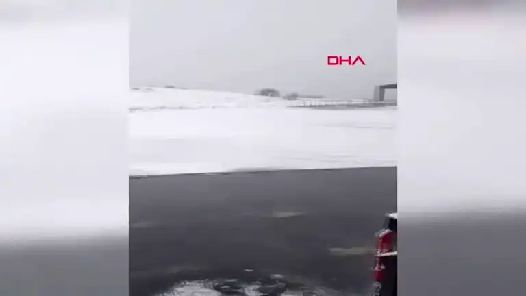 Karabük'ün Yükseklerinde Kar Yağışı
