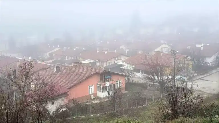 Karabük'te Yoğun Sis: Görüş Mesafesi Azaldı