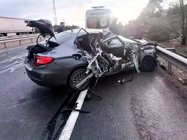 Karabük'te Tır-Otomobil Çarpışması: 1 Yaralı